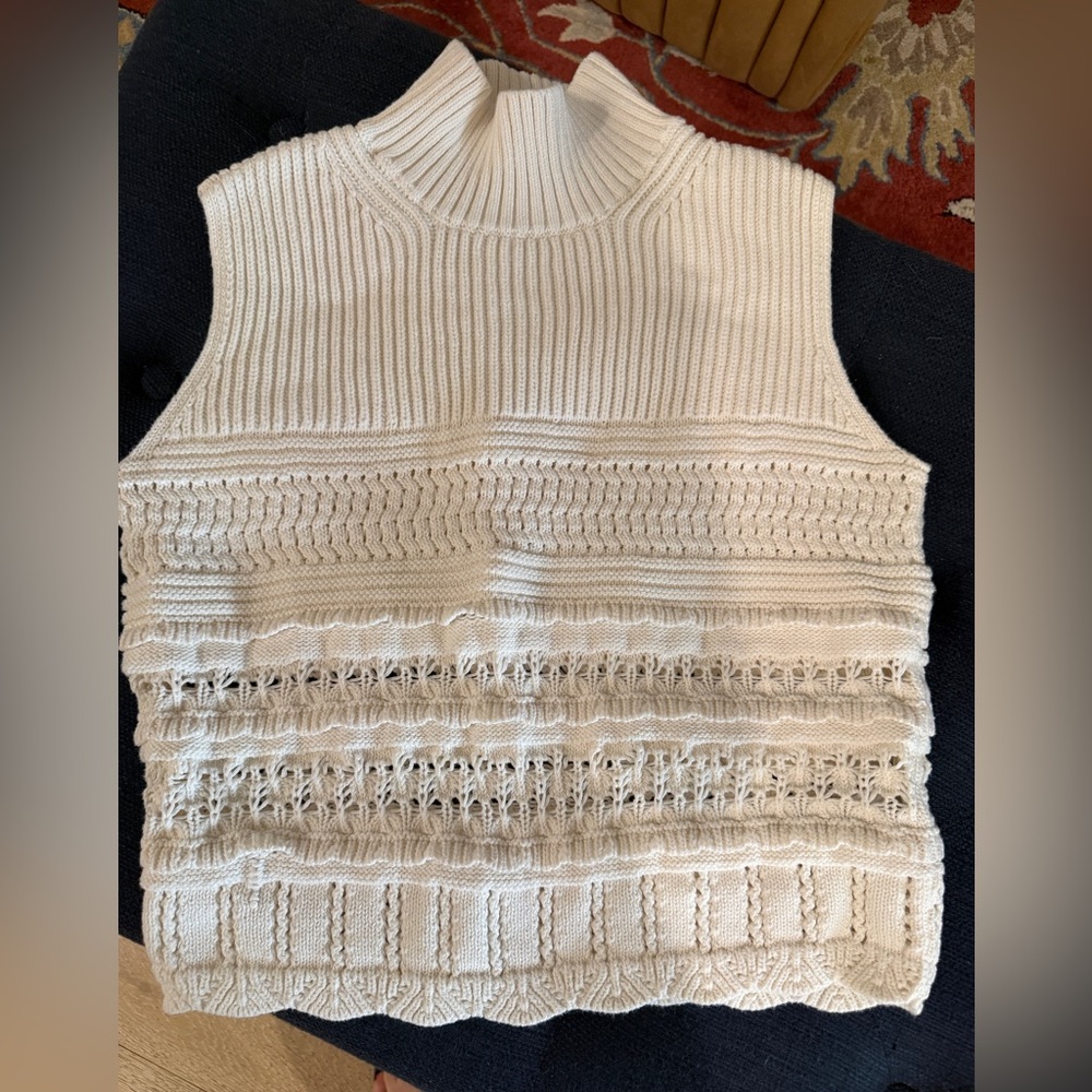 Abercrombie & Fitch Ivory Knit Top